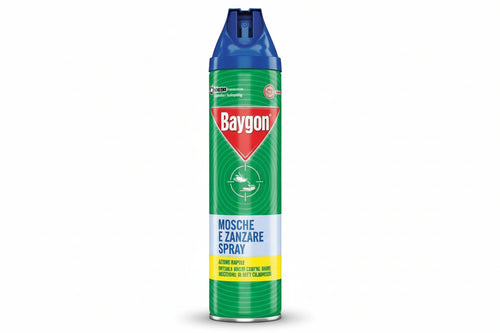 Baygon Insetticida Mosche E Zanzare Plus- - Ml.400 - 12 Pezzi Baygon