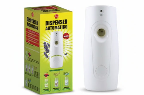 Erogatore Automatico Bomboletta Insetticida Spray Ebano