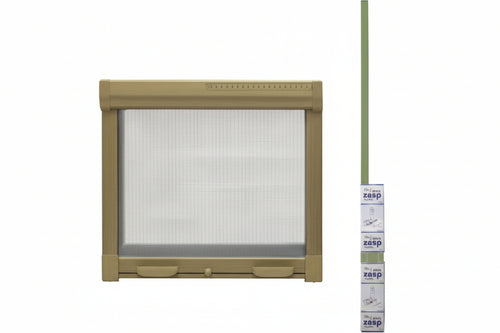 Zanzariera Kit A Molla Frizionata Colore Bronzo Cm. 80X170H. Vette