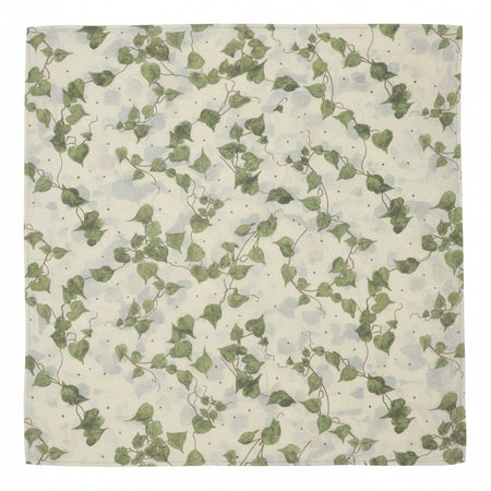 Tenda Zanzariera Per Porta Edera Verde Fondo Beige Cm.140X250H.