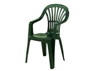 Poltrona Da Giardino Zena Verde Cm.55X56X89H. Peso Kg.3,1
