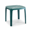Tavolo Da Giardino 75X75 Verde Cm.75X75X72H. Cm.75X75X72H. Peso Kg.5,9