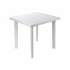 Tavolo Da Giardino Fiocco Bianco Cm.80X75X72H. Cm.80X75X72H. Peso Kg.6,2