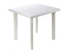 Tavolo Da Giardino Fiocco Bianco Cm.80X75X72H. Cm.80X75X72H. Peso Kg.6,2