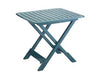 Tavolo Da Giardino Pieghevole Tevere Verde Cm.79X72X70H. Cm.79X72X70H. Peso Kg.7,3