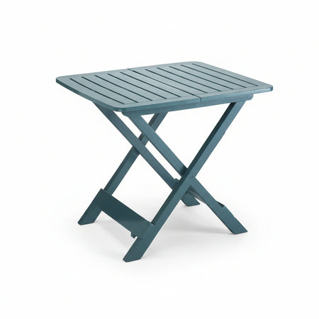 Tavolo Da Giardino Pieghevole Tevere Verde Cm.79X72X70H. Cm.79X72X70H. Peso Kg.7,3