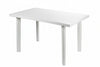 Tavolo Da Giardino Velo Bianco Cm.125X76X72H. Cm.126X76X72H. Peso Kg.8,8