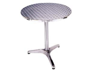 Tavolo Tondo One Top In Alluminio Ø Cm.60X70H. Vette