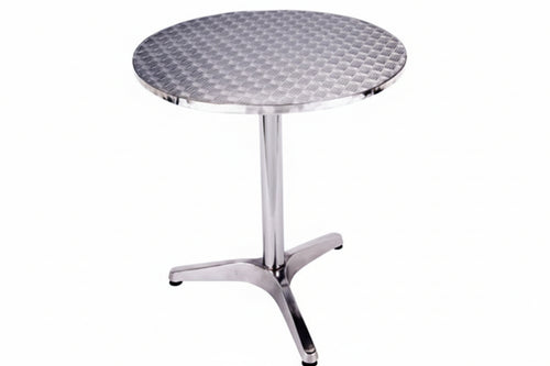 Tavolo Tondo One Top In Alluminio Ø Cm.60X70H. Vette