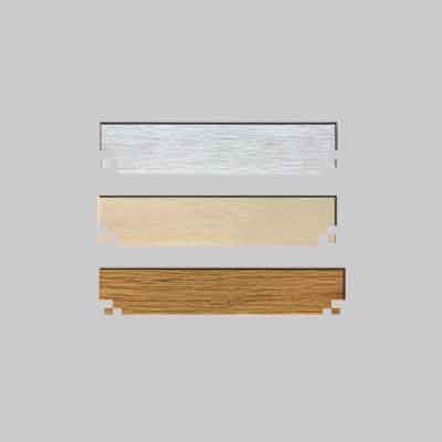 Battiscopa Per Laminato 'Fix' Col. Rovere Per Col. Muson - 2,4 Metrilineari