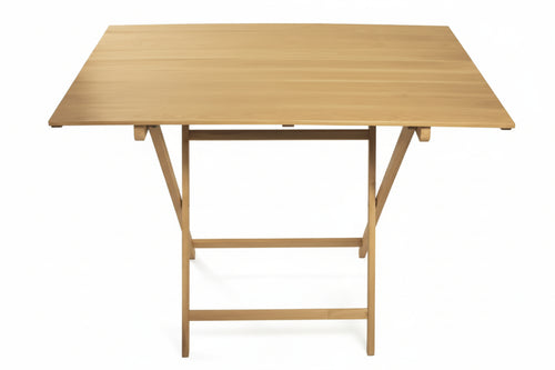 Tavolo Picnic Singolo In Legno Colore Naturale Cm.60X100
