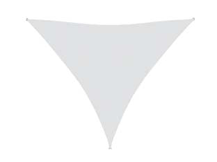 Vela Ombreggiante Hdpe Triangolare Bianca Mt.3X3X3 Vette