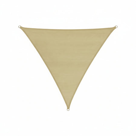 Vela Ombreggiante Hdpe Triangolare Beige Mt.3,6X3,6X3,6 Vette