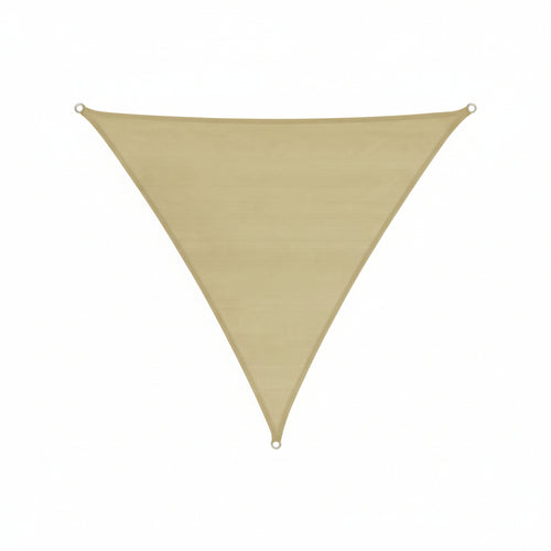 Vela Ombreggiante Hdpe Triangolare Beige Mt.3,6X3,6X3,6 Vette