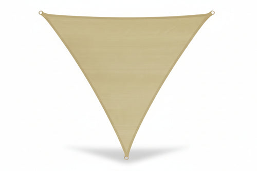 Vela Ombreggiante Hdpe Triangolare Beige Mt.5X5X5 Vette