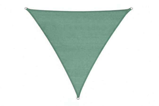 Vela Ombreggiante Hdpe Triangolare Verde Mt.3,6X3,6X3,6 Vette