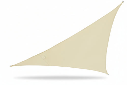 Vela Ombreggiante Poliestere Triangolare Beige Mt. 5X5X5 Vette