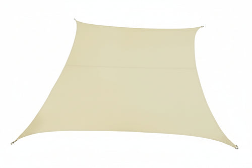 Vela Ombreggiante Poliestere Quadra Beige Mt.4X6 Vette
