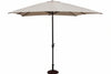 Ombrellone In Metallo Con Manovella Cm.200X200 Palo Ø Mm.38 A 6 Stecche Vette
