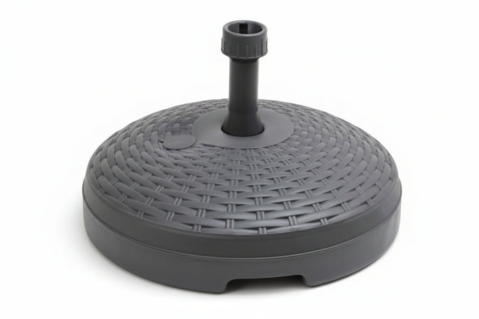Base Per Ombrellone Rattan Rotonda - 5 Pezzi