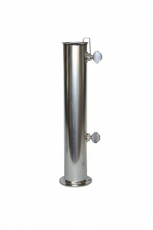 Tubo In Ferro Zincato Per Base Ombrellone- - Ø Mm.55 - 2 Pezzi
