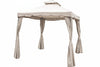 Gazebo In Metallo Con Chiusure Laterali Dimensioni Mt.3X3X2,6/2H. Vette
