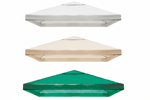Copertura Per Gazebo Mt.3X3Xcm.20H. Colore Bianco Vette