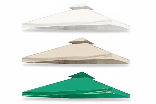 Copertura Antivento Per Gazebo Mt.3X3Xcm.20H. Colore Verde Vette