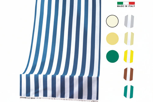 Tenda Da Sole Rio Larghe Cm.140 Cm.300H. Bianco/Giallo