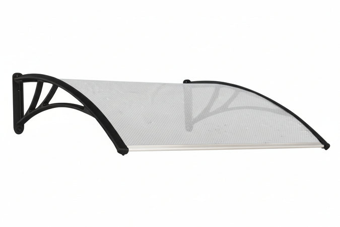 Pensilina In Policarbonato Alveolare Trasparente Cm.120X160X28H. Vette