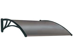 Pensilina In Policarbonato Alveolare Fume' Cm.150X100X28H. Vette