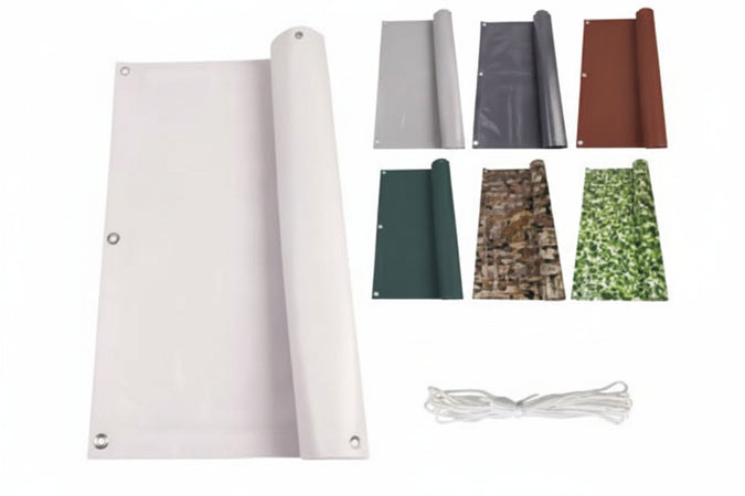 Stuoia Ombreggiante Pvc Mt.0,90H. Rot. Mt.6 Foglie Trex