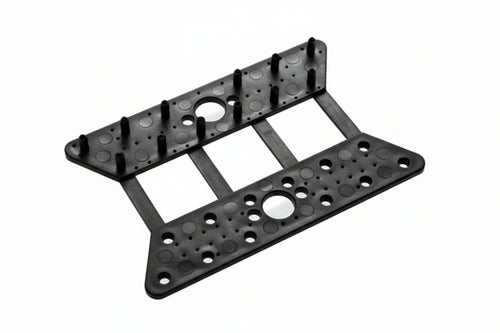 Clips 12 Punte Nere Con Occhiello Per Tensionamento Reti- - Cm.11X3,5 - 50 Pezzi