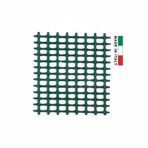 Rete In Plastica Quadretta Verde Mm.5X5- - Maglia Mm.5X5, Altezza Cm.100 - 1 Rotolo T-Rex
