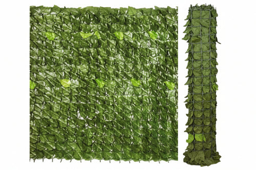 Siepe Ornamentale Artificiale Con Foglie Lauro- - Mt.3X1H. - 1 Rotolo T-Rex