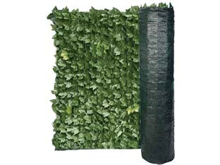 Siepe Ornamentale Foglie Di Edera Con Rete Ombreggiante- - Mt.3X1H. - 1 Rotolo T-Rex