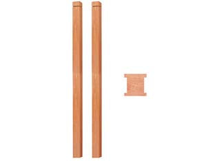 Palo Per Grigliato Lineare Cm.6X6X180H. Vette