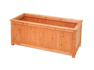 Fioriera In Legno Rettangolare Cm.100X40X40H. Vette