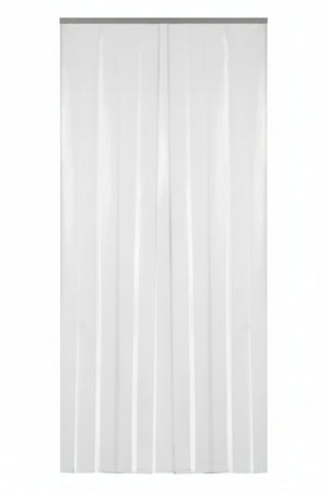 Tenda Anti Mosche In Plastica A Strisce Bianca Cm.120X230H. Vette