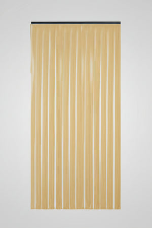 Tenda Anti Mosche In Plastica A Strisce Marrone Cm.120X230H. Vette