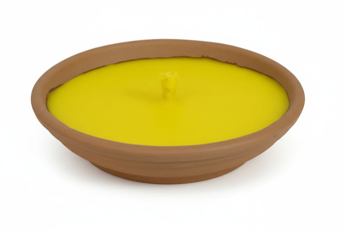 Citronella Grande In Ciotola Di Terracotta- - Ø Cm.16,5X2,5H. - 25 Pezzi Lapillo