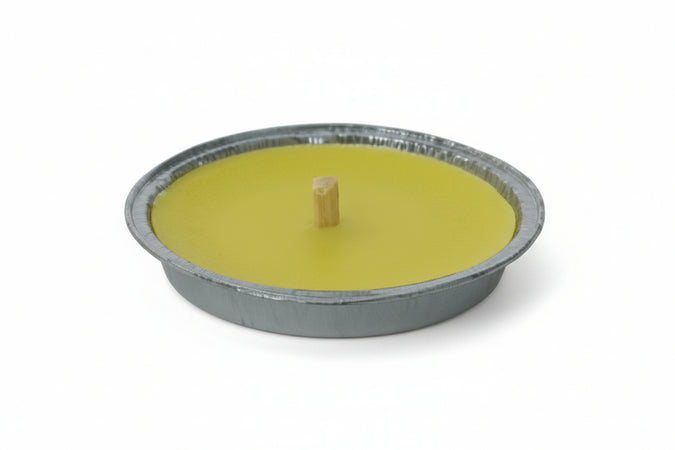 Citronella Media In Ciotola Di Alluminio- - Ø Cm.14X2,5H. - 36 Pezzi Lapillo