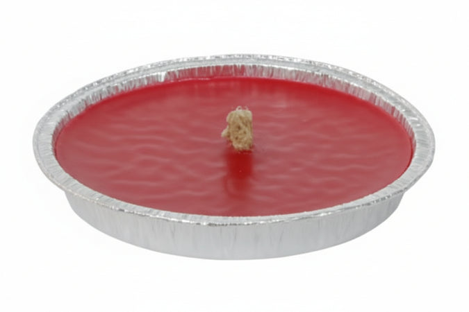 Citronella Grande Rossa In Ciotola Di Alluminio- - Ø Cm.17,5X2,5H. - 36 Pezzi Lapillo