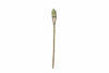 Torcia In Bambu' Con Puntale- - Cm.150H. Con Serbatoio Ø Cm.20X7H. - 8 Pezzi Lapillo
