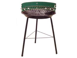 Barbecue Tondo Piccolo A Tre Gambe Picnic Bracere Ø Cm.35 Lapillo