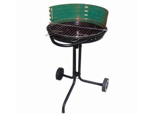 Barbecue Tondo Con Ruote Arizona Bracere Ø Cm.50 Lapillo
