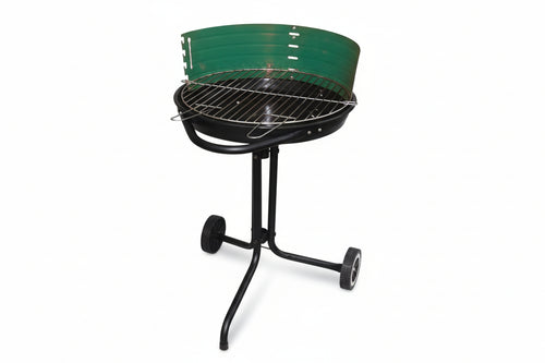 Barbecue Tondo Con Ruote Arizona Bracere Ø Cm.50 Lapillo