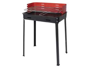 Barbecue Rettangolare A Carbonella Flavia Bracere Cm.50X35 Mille