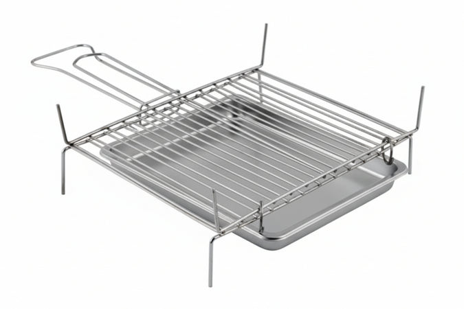 Griglia Doppia A Barre Verticali Cm.25X25 11 Barre