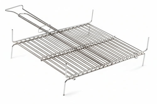 Griglia Doppia A Barre Verticali Con Rinforzo Orizzontale Cm.40X48